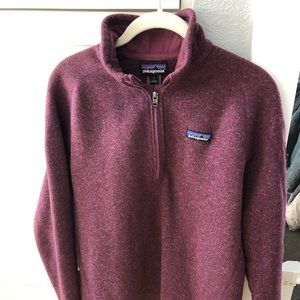 Patagonia Women's Better Sweater® 1/4-Zip Fleece L (mint condition)